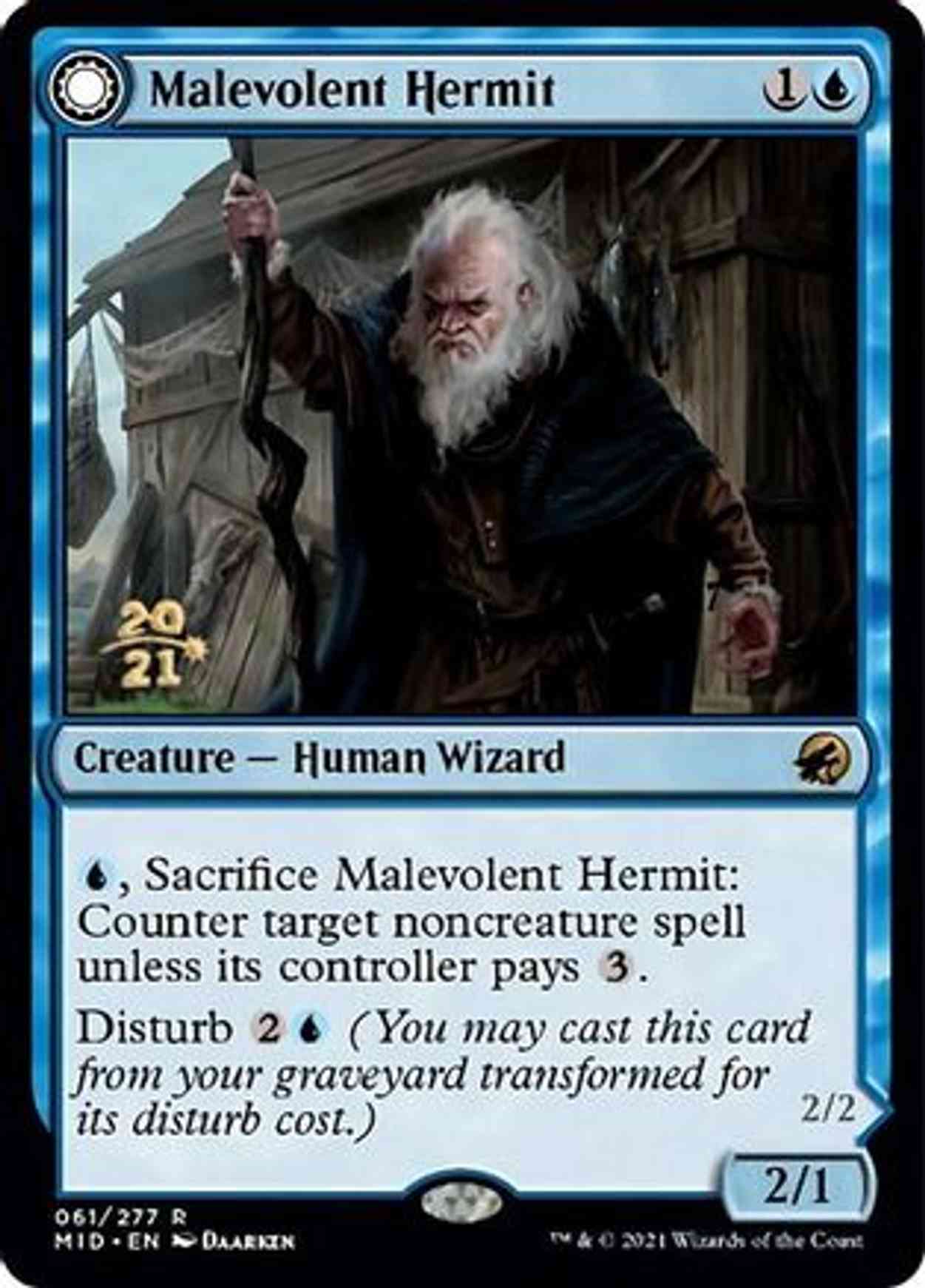 Malevolent Hermit magic card front