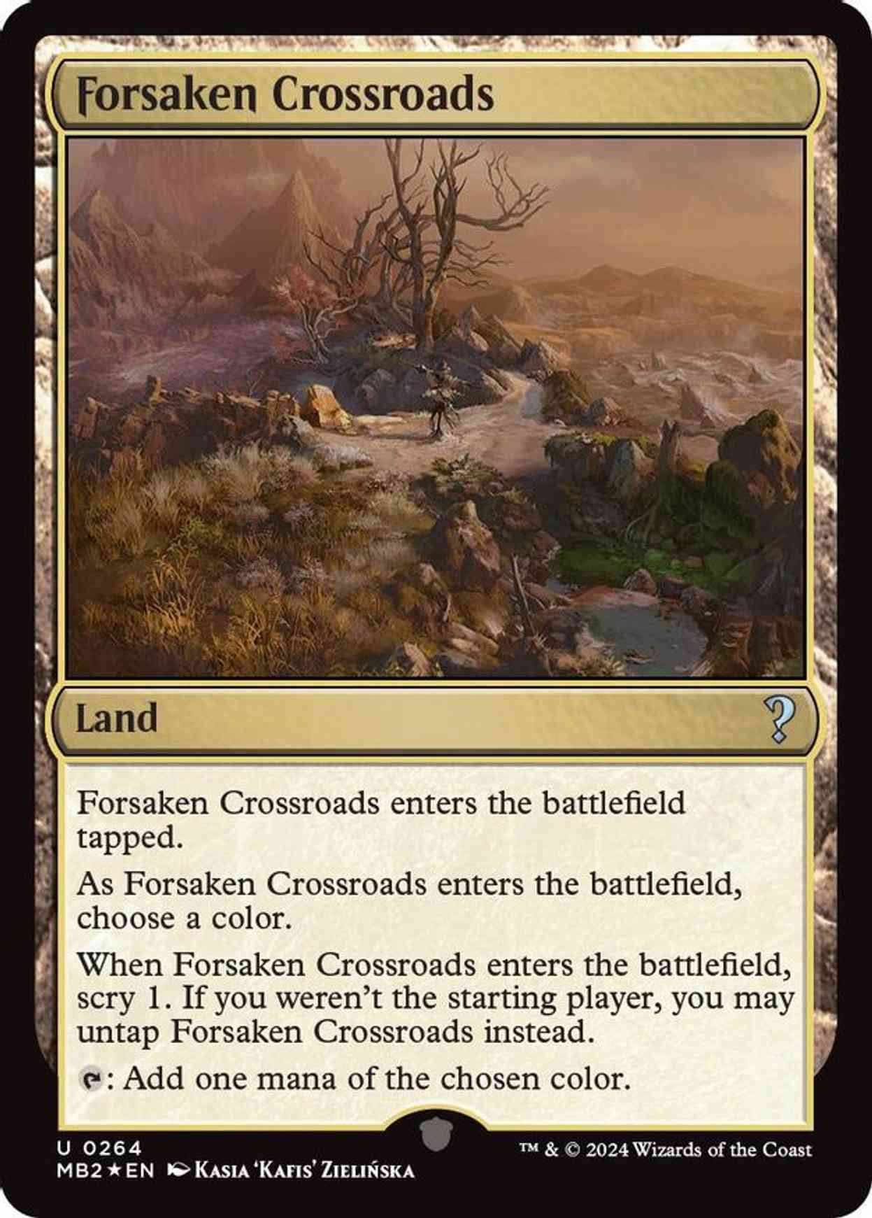 Forsaken Crossroads magic card front