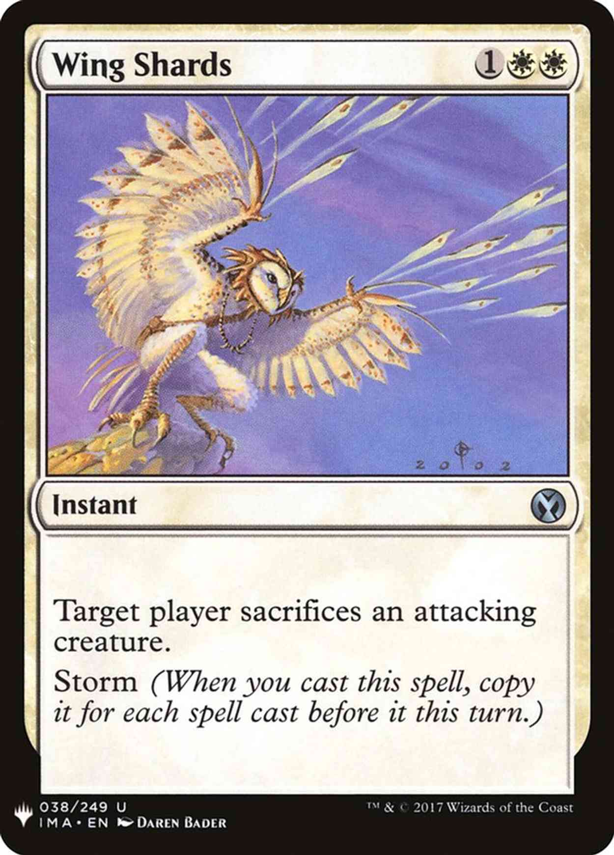 Wing Shards magic card front