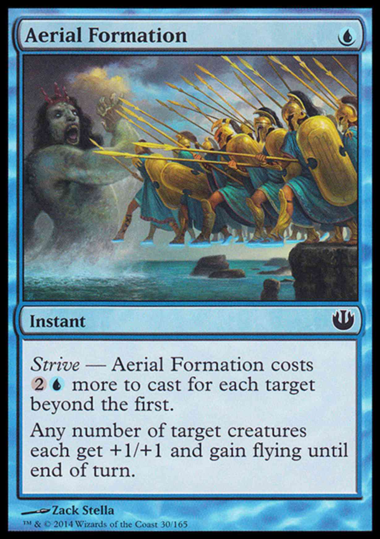 Aerial Formation magic card front
