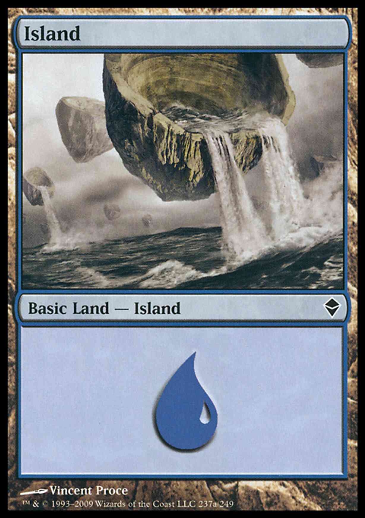 Island (237a) magic card front