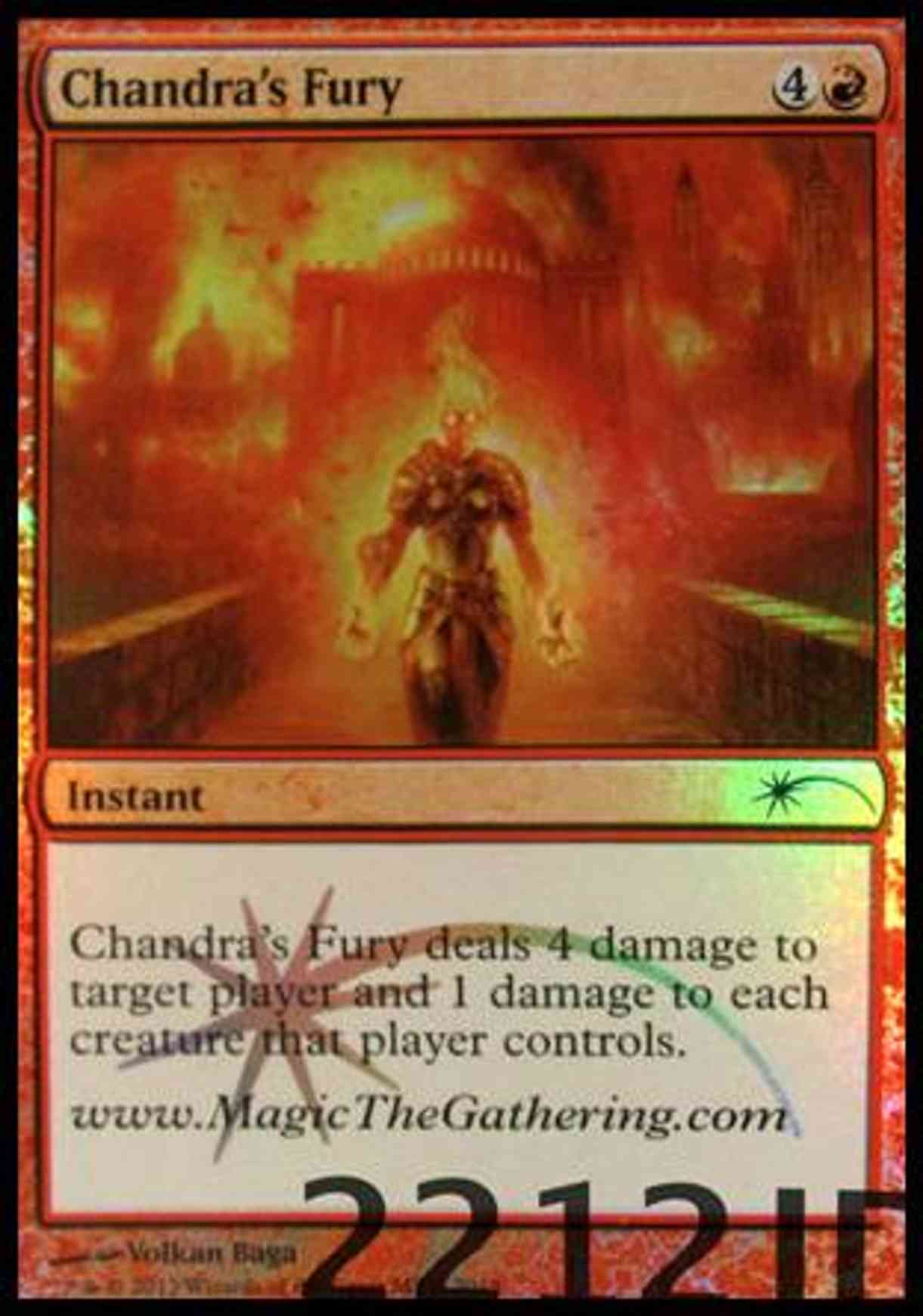 Chandra's Fury magic card front