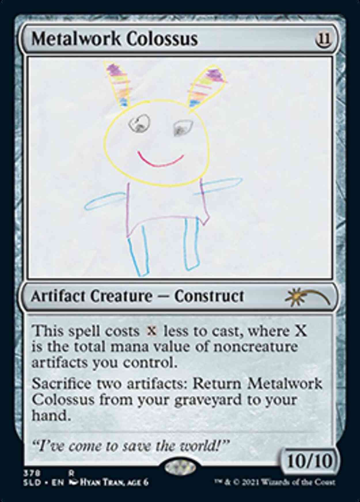 Metalwork Colossus (378) magic card front