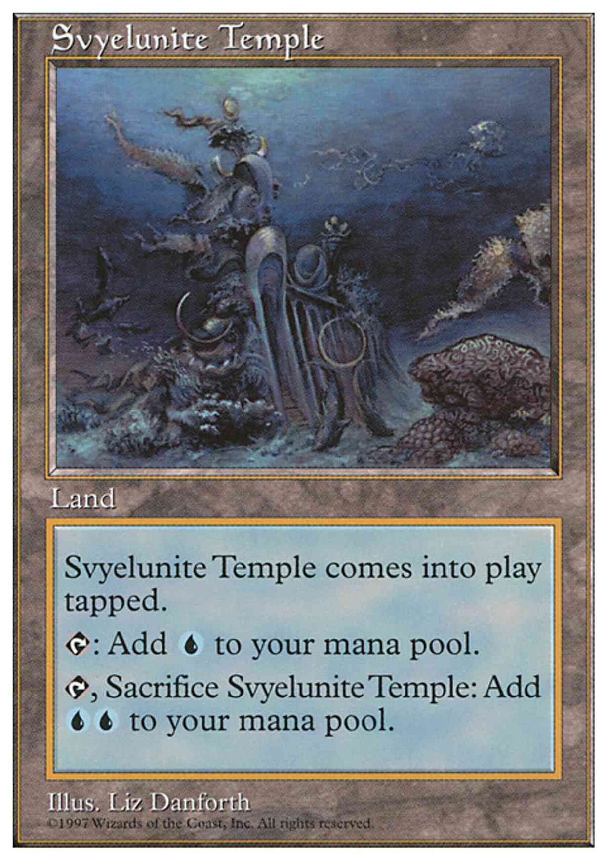 Svyelunite Temple magic card front