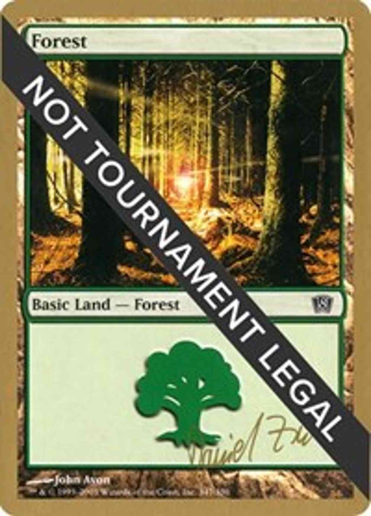 Forest (347) - 2003 Daniel Zink (8ED) magic card front