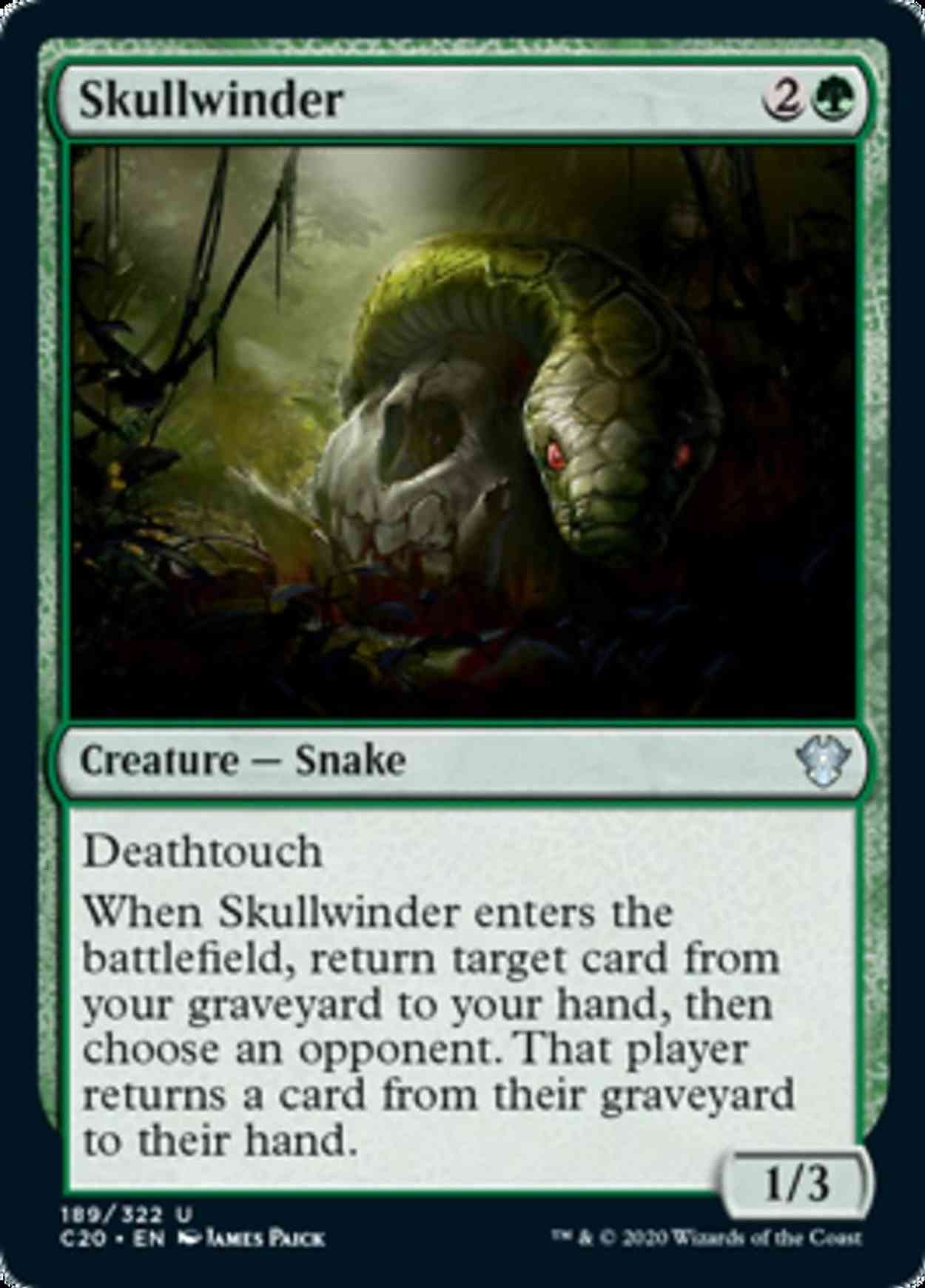 Skullwinder magic card front