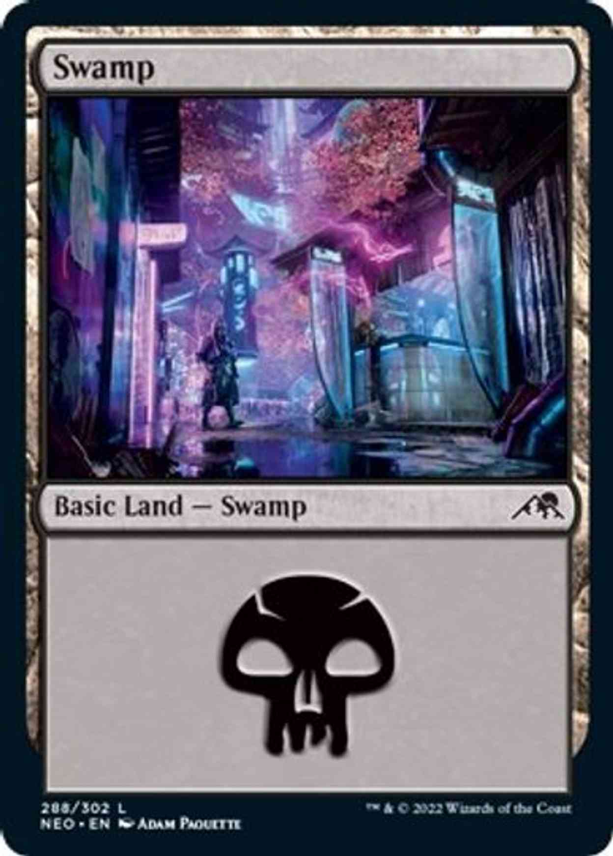 Swamp (288) magic card front