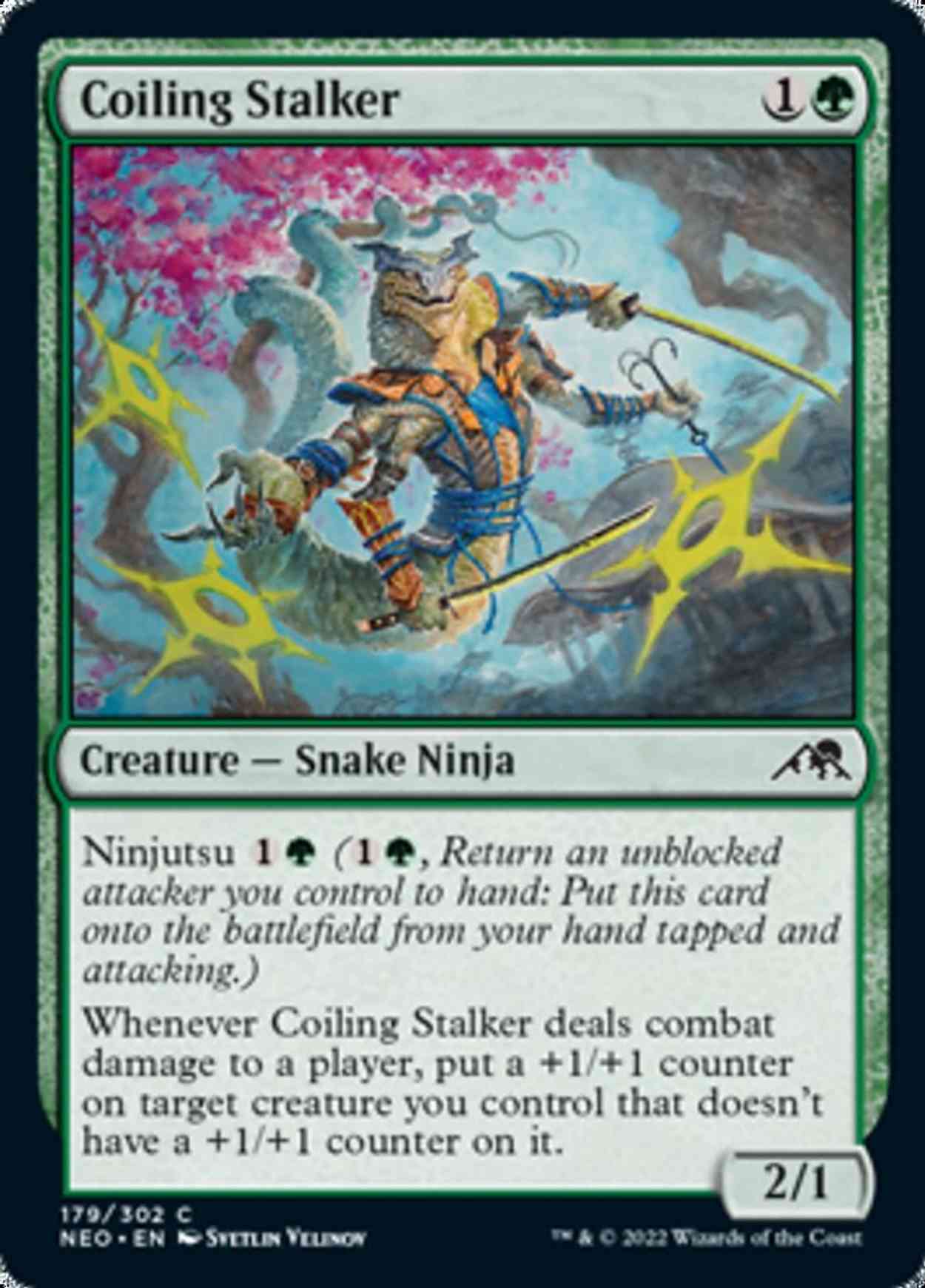 Coiling Stalker magic card front