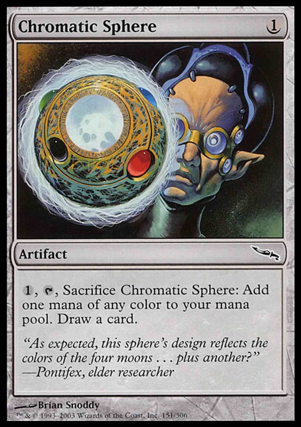 Chromatic Sphere magic card front