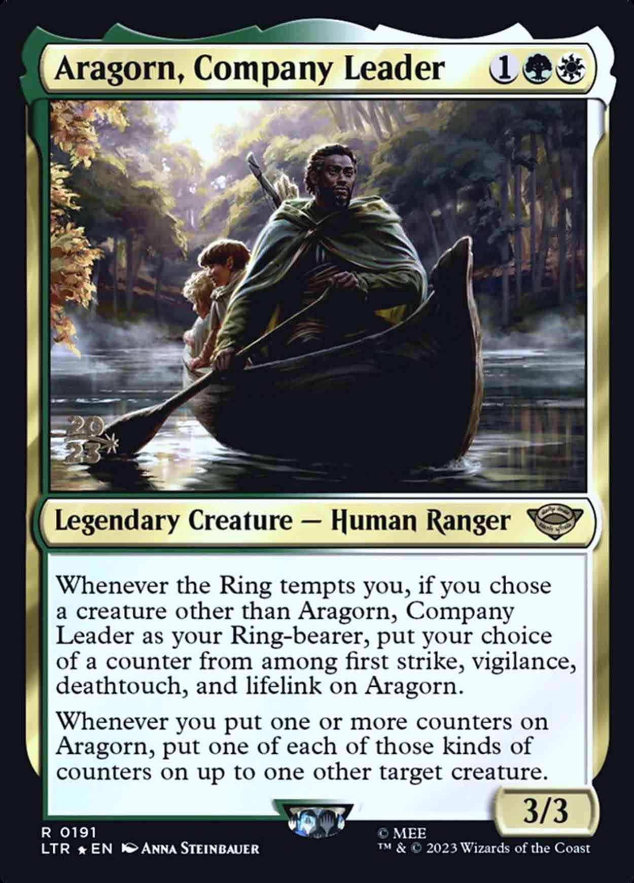 Aragorn, Company Leader magic card front