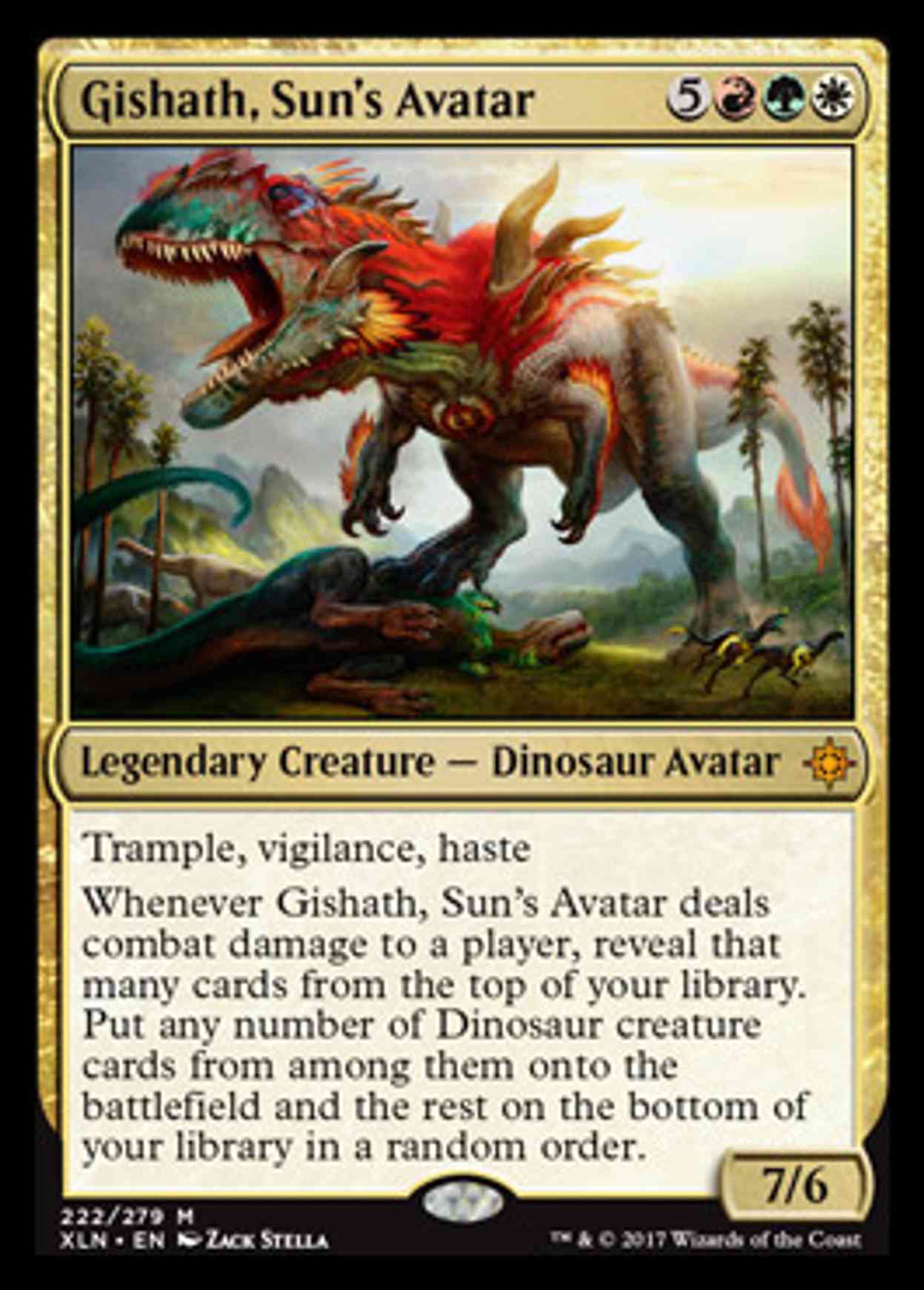Gishath, Sun's Avatar magic card front