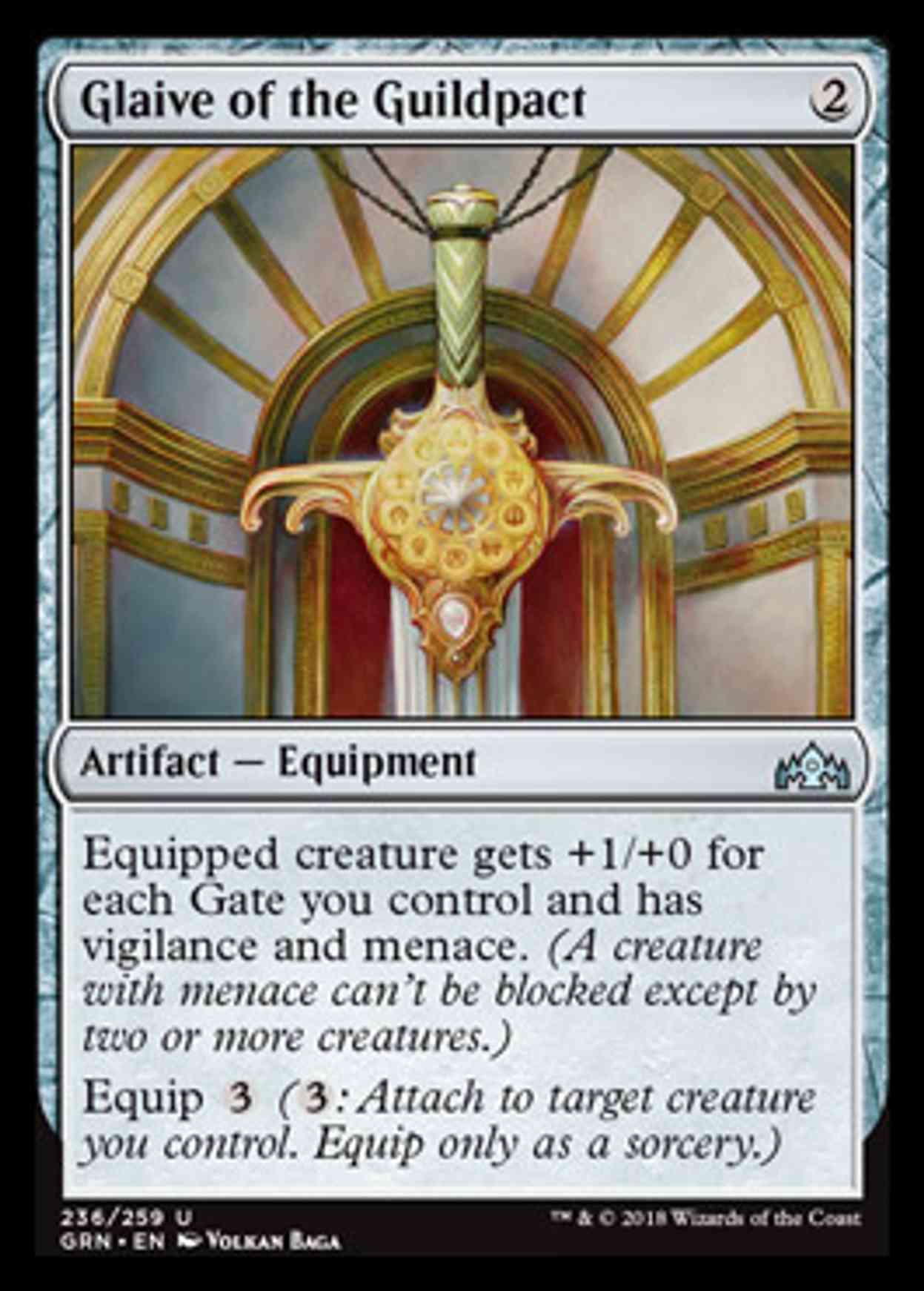 Glaive of the Guildpact magic card front
