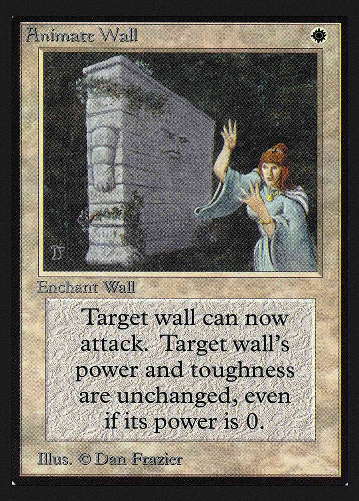 Animate Wall (IE) magic card front