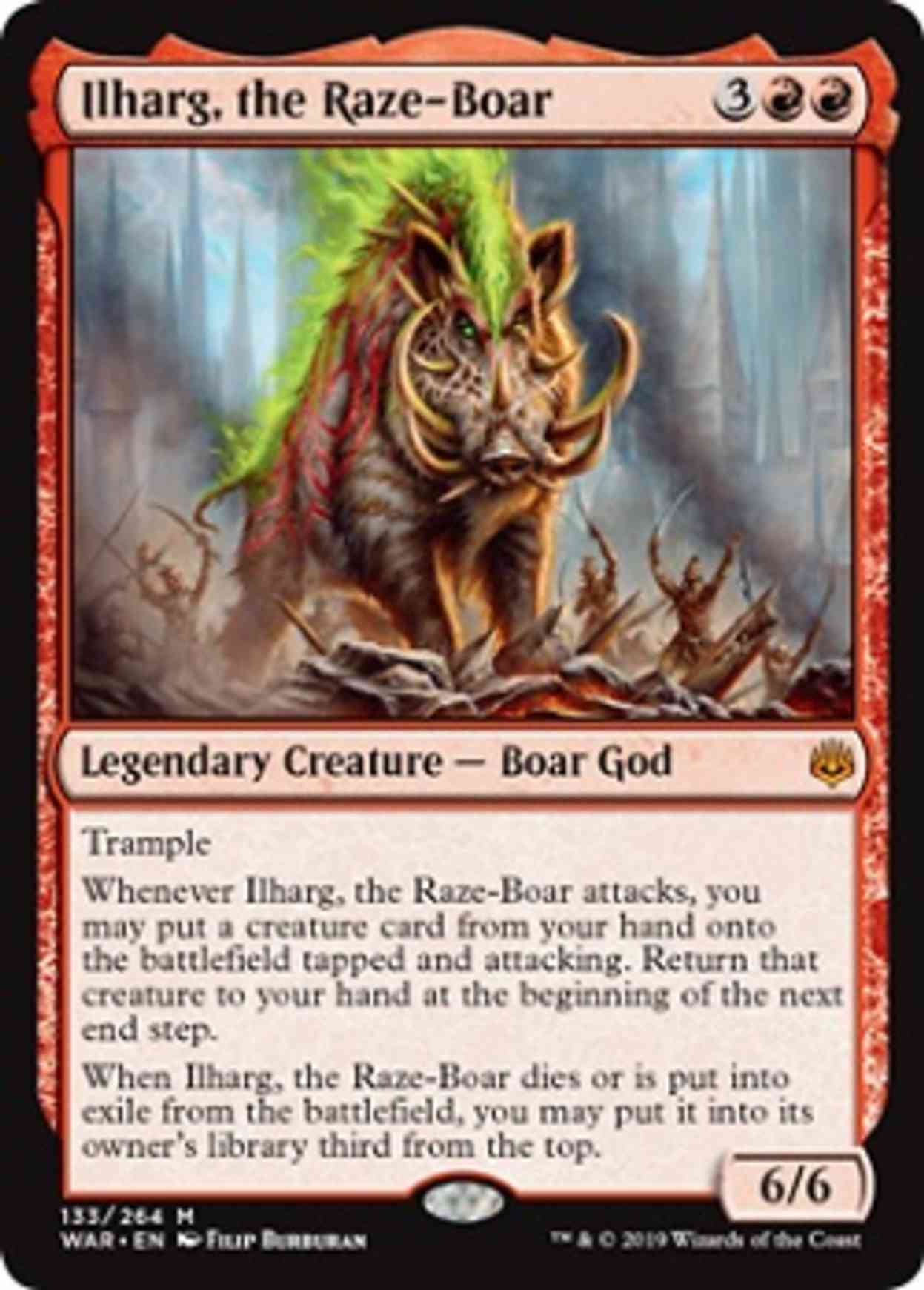 Ilharg, the Raze-Boar magic card front