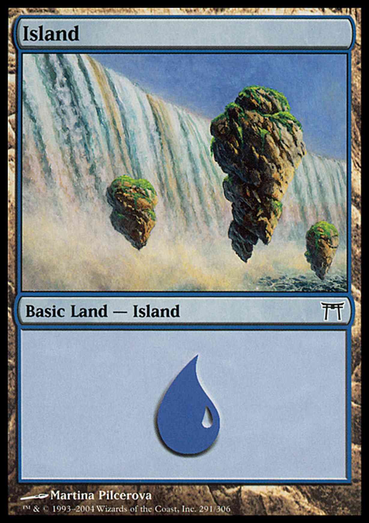 Island (291) magic card front
