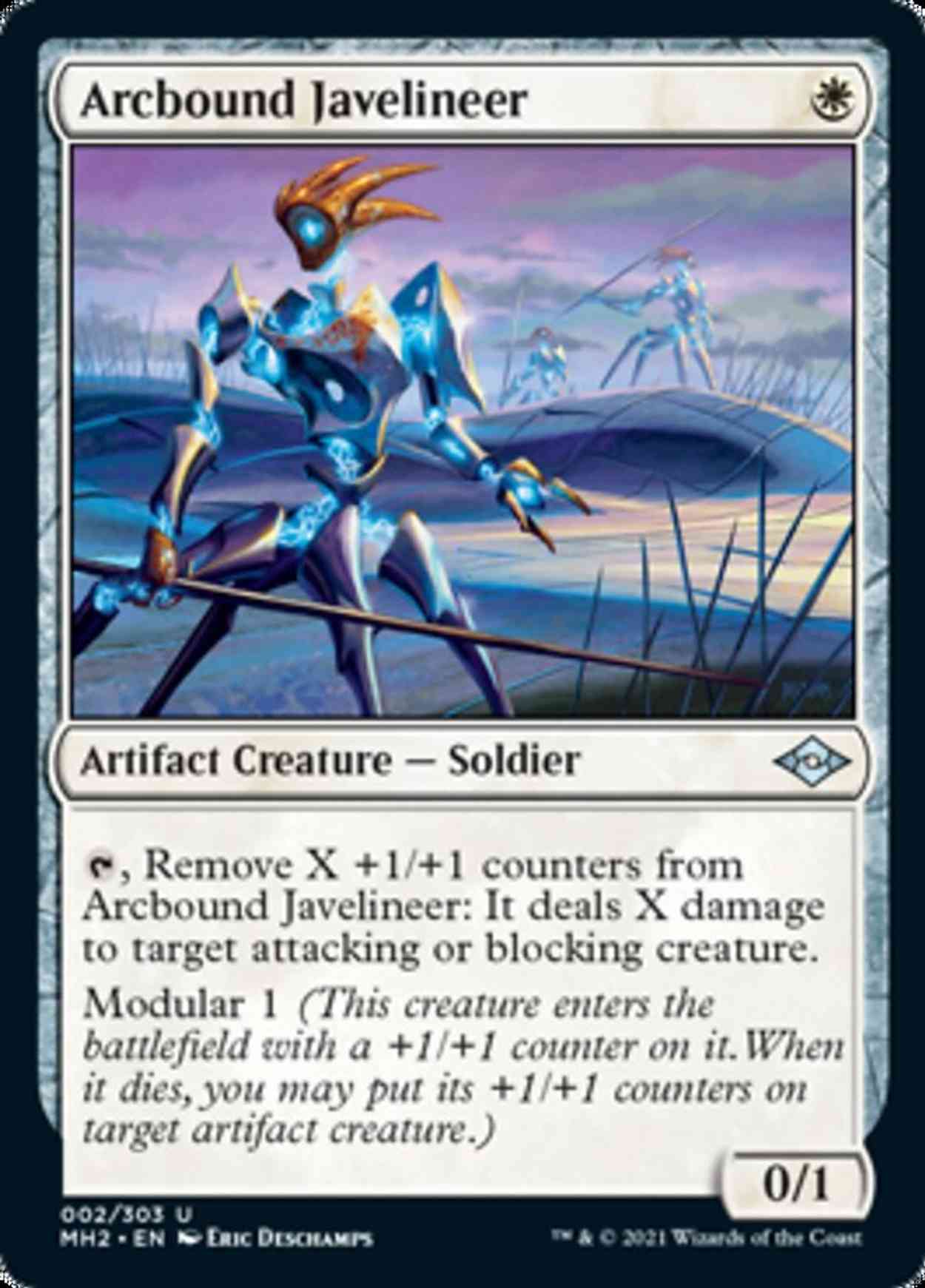 Arcbound Javelineer magic card front