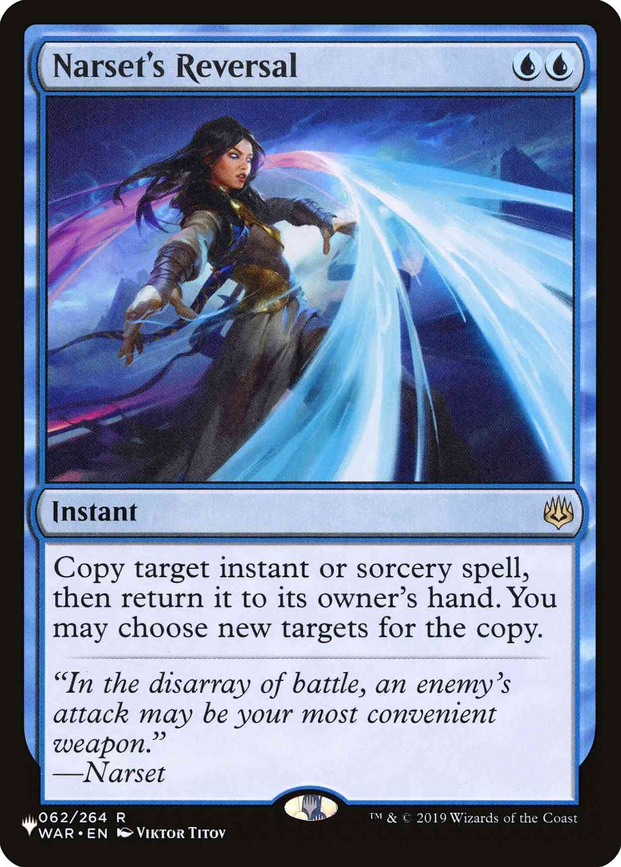 Narset's Reversal magic card front