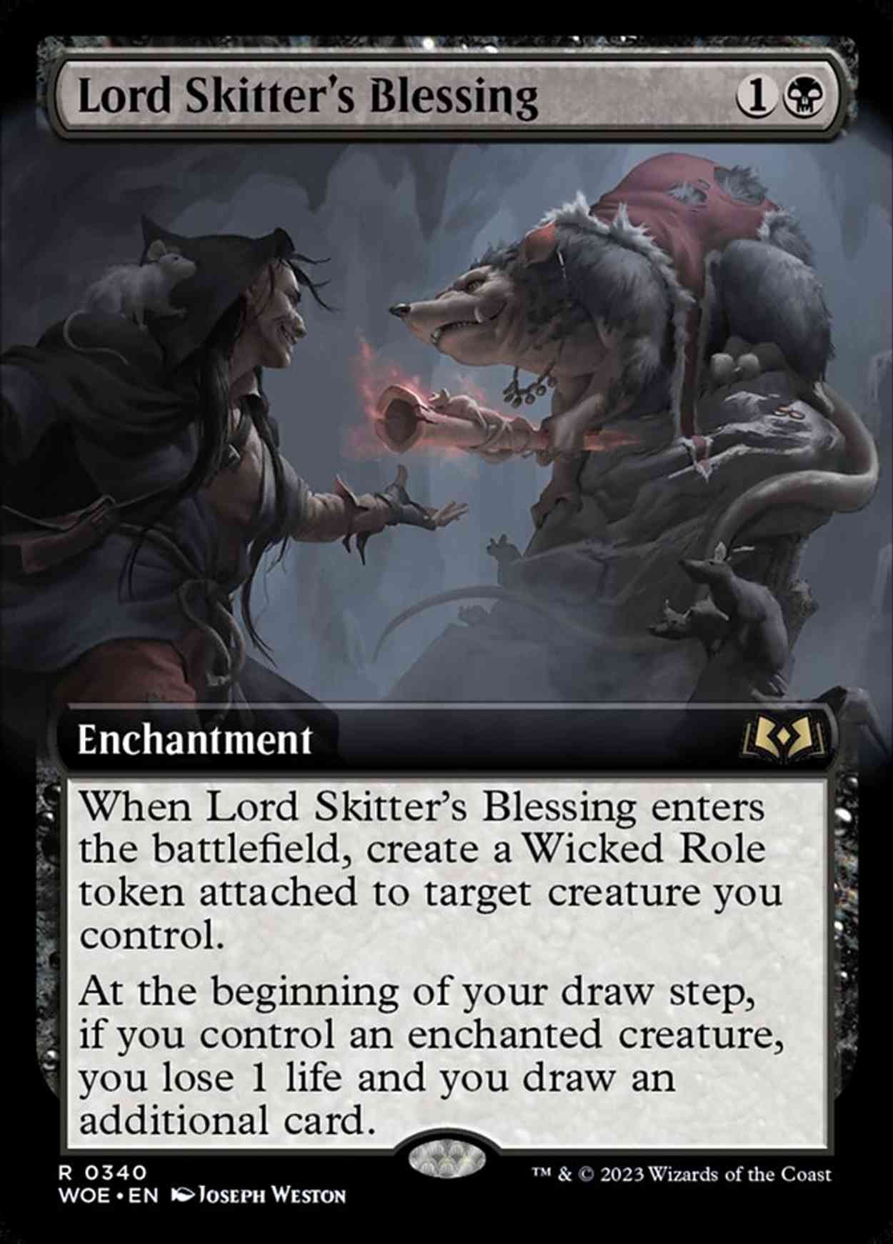 Lord Skitter's Blessing magic card front