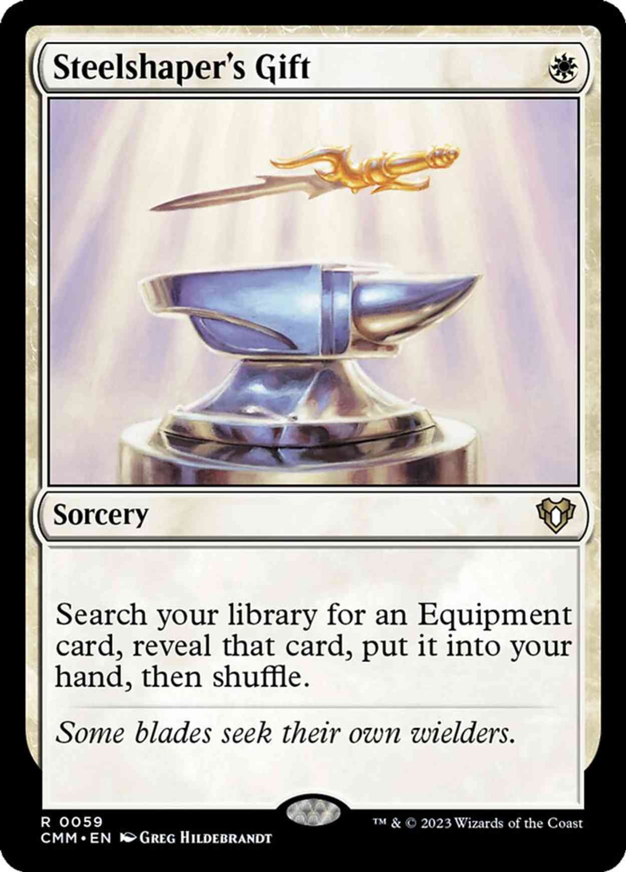 Steelshaper's Gift magic card front