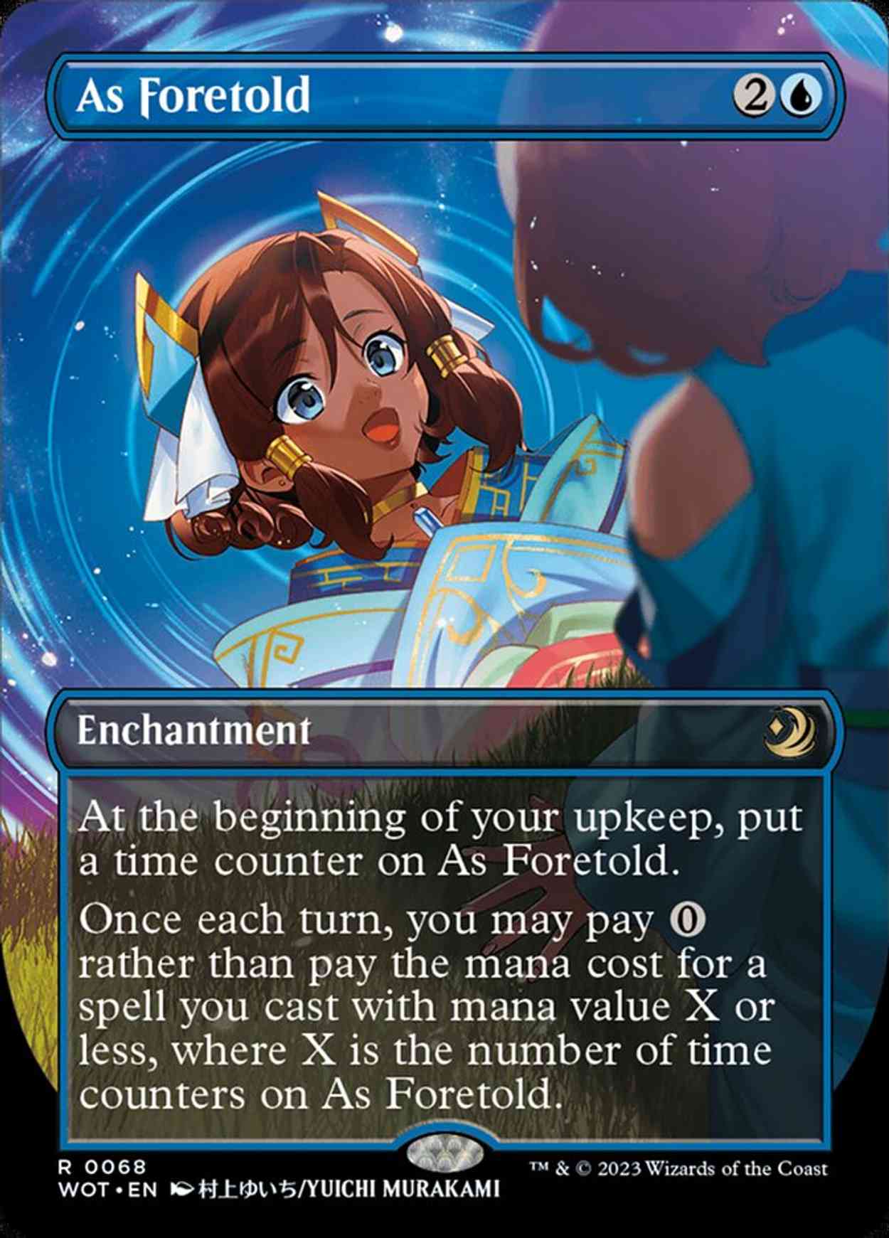 As Foretold (Anime Borderless) magic card front