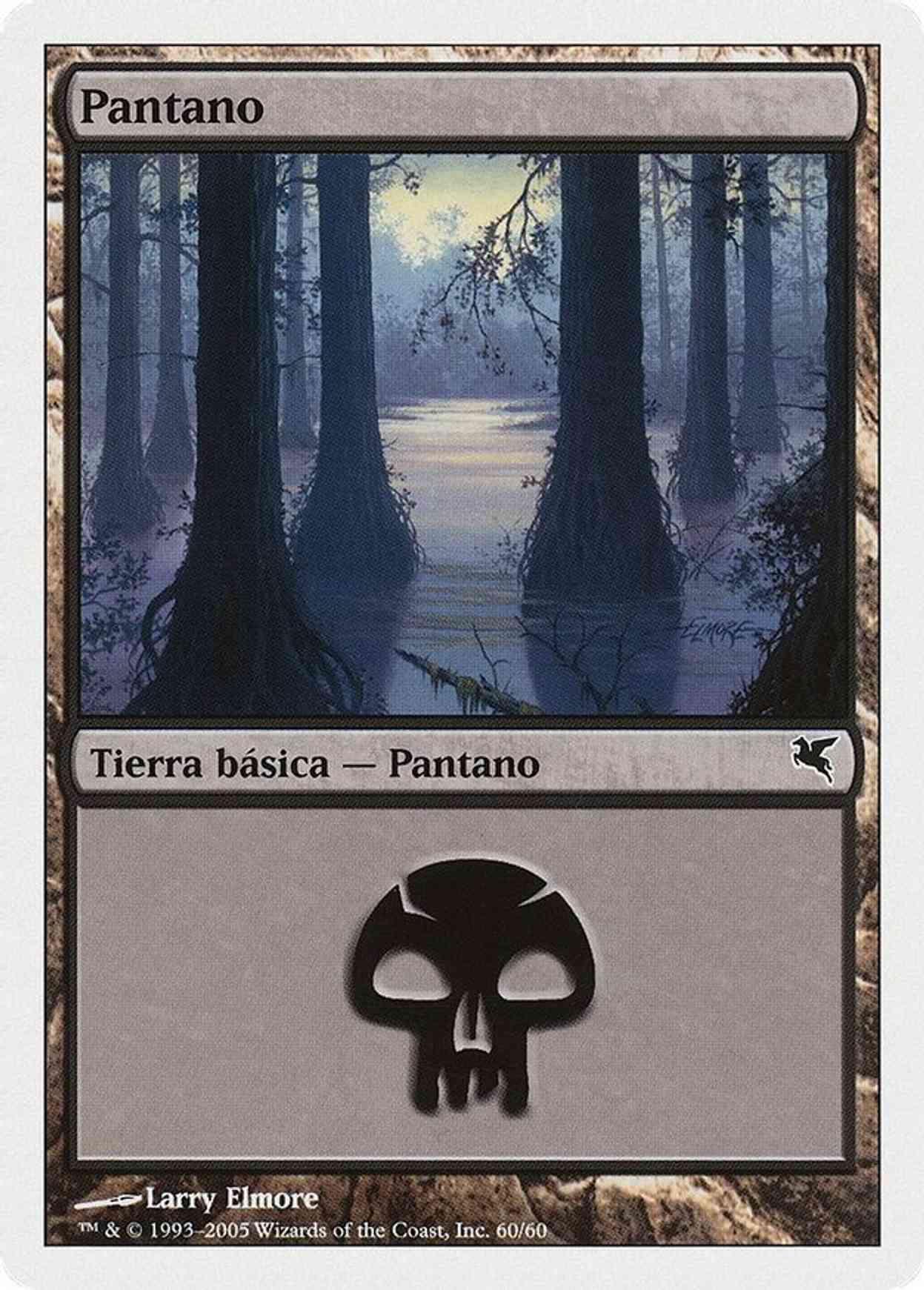 Swamp (Spanish) - "Pantano" (A60) magic card front