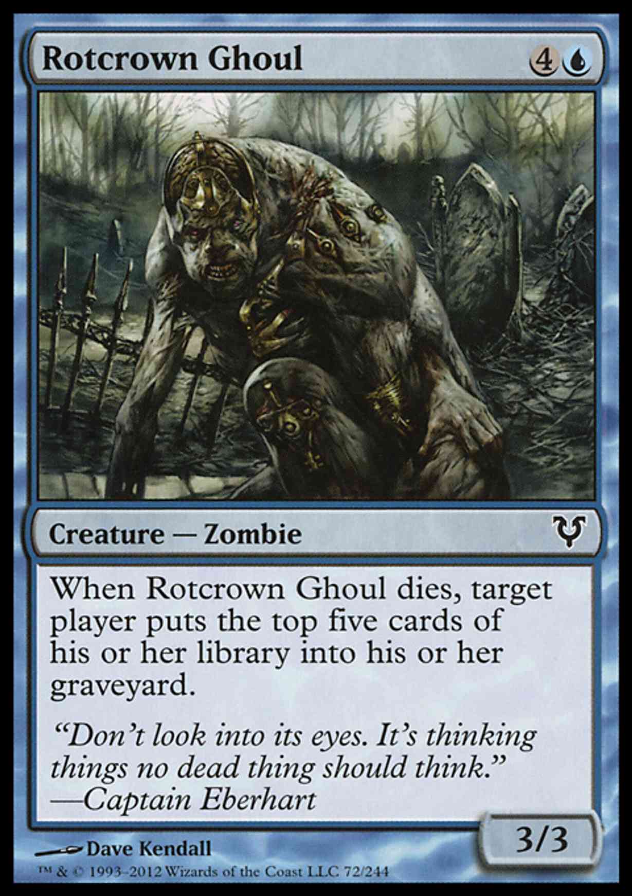 Rotcrown Ghoul magic card front
