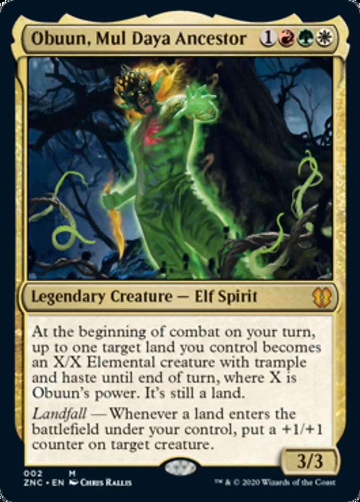 Obuun, Mul Daya Ancestor magic card front