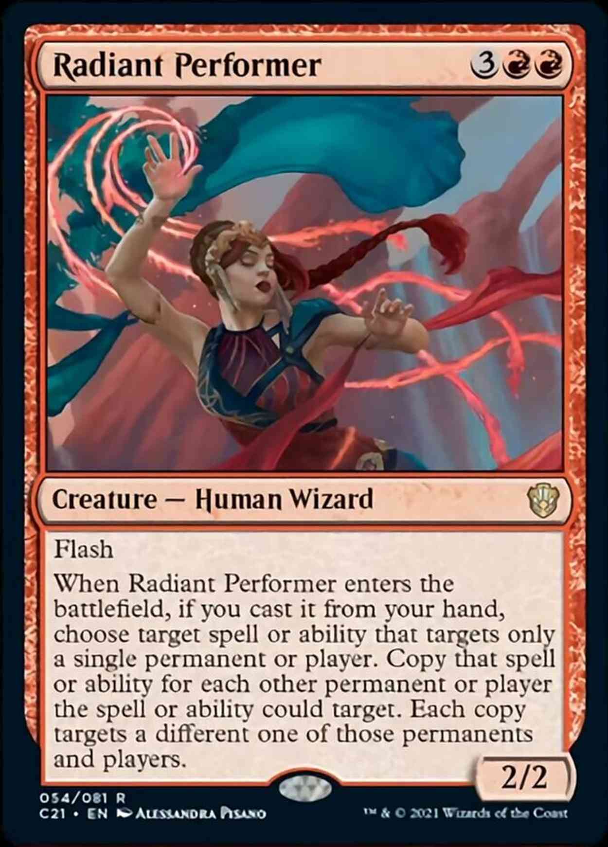 Radiant Performer magic card front
