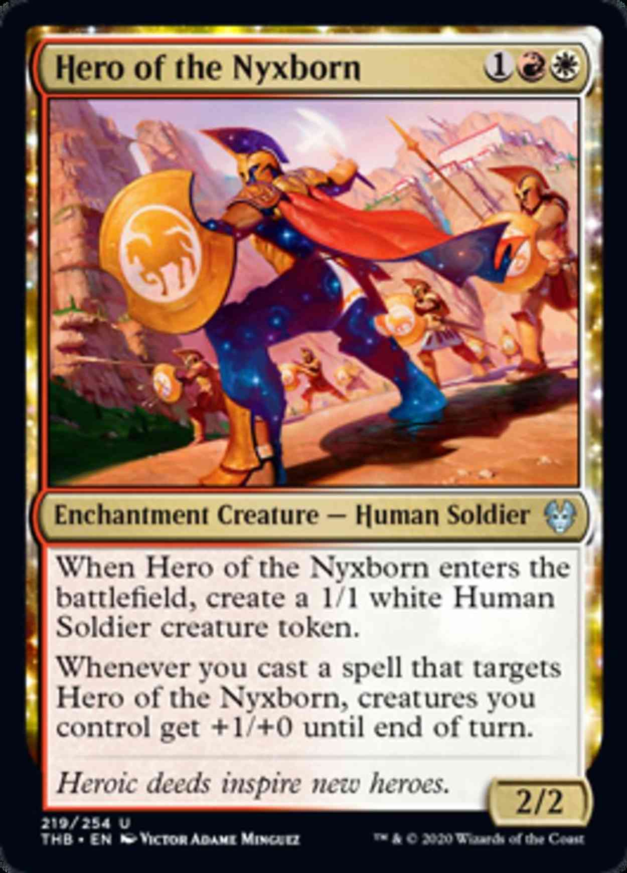 Hero of the Nyxborn magic card front