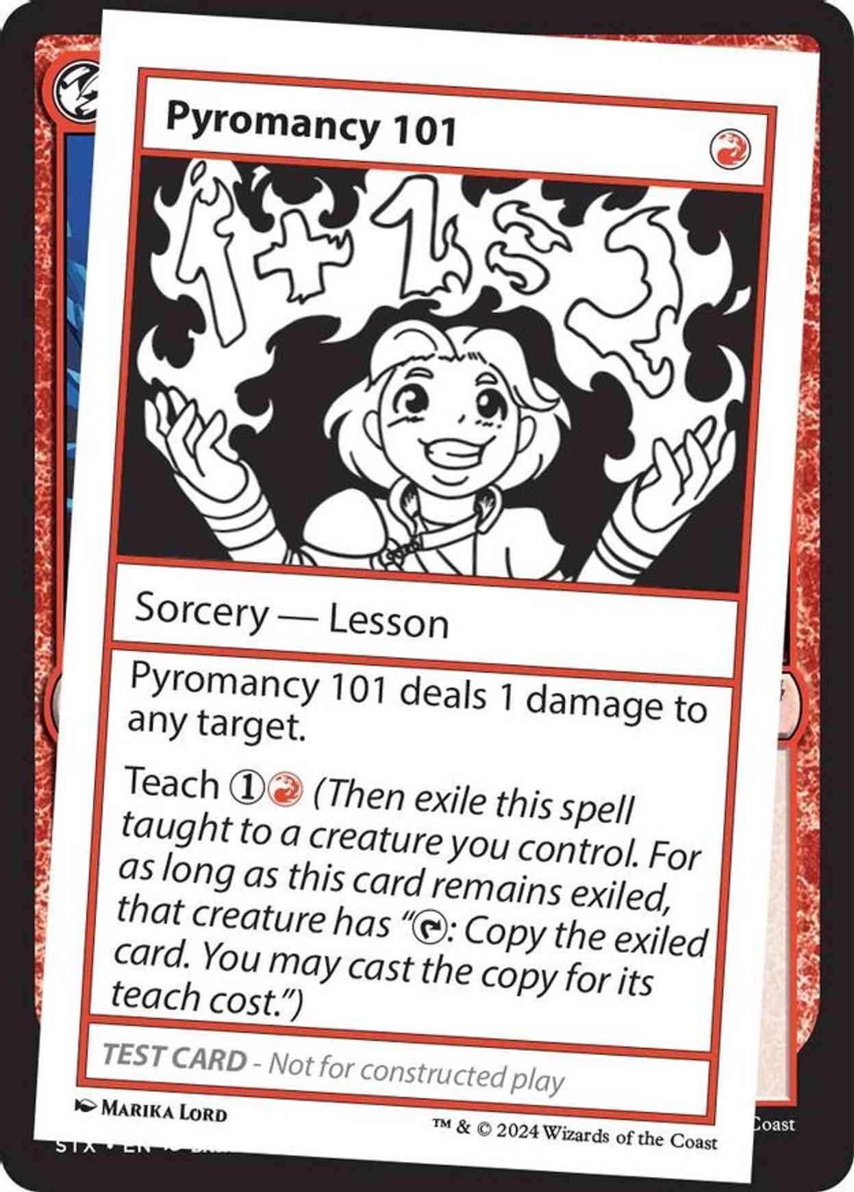 Pyromancy 101 magic card front