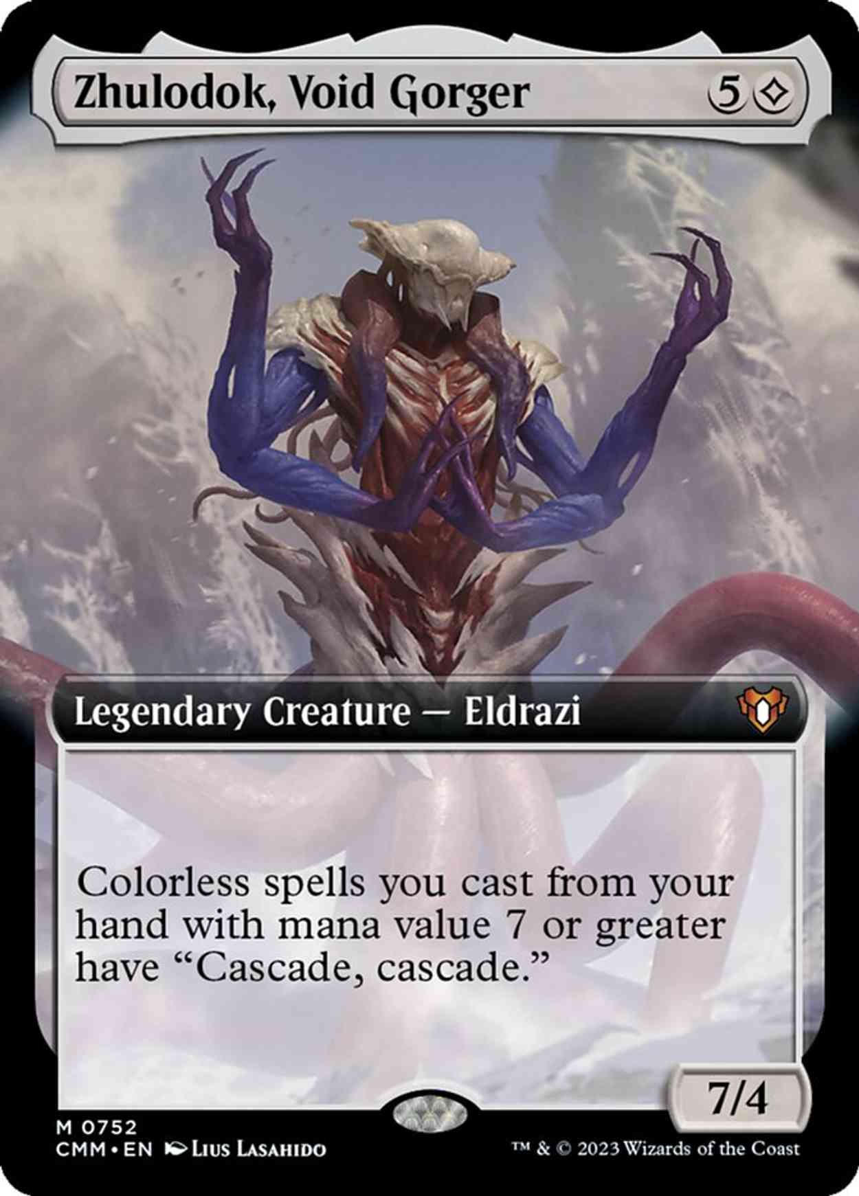 Zhulodok, Void Gorger (Extended Art) magic card front