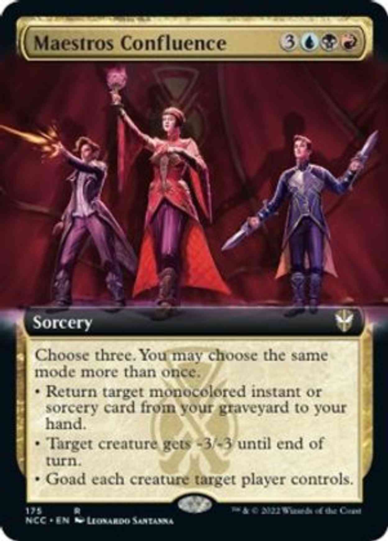 Maestros Confluence (Extended Art) magic card front