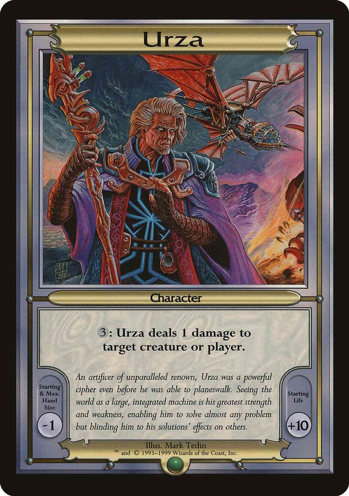 Urza (Oversize) magic card front
