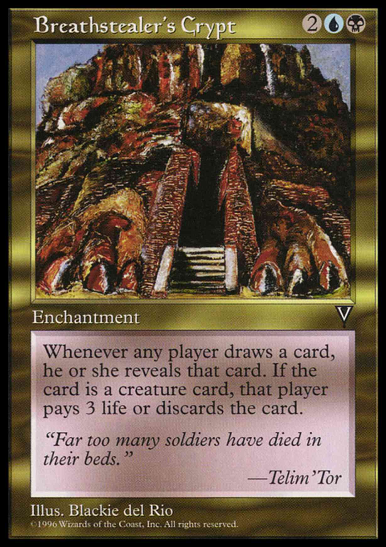 Breathstealer's Crypt magic card front