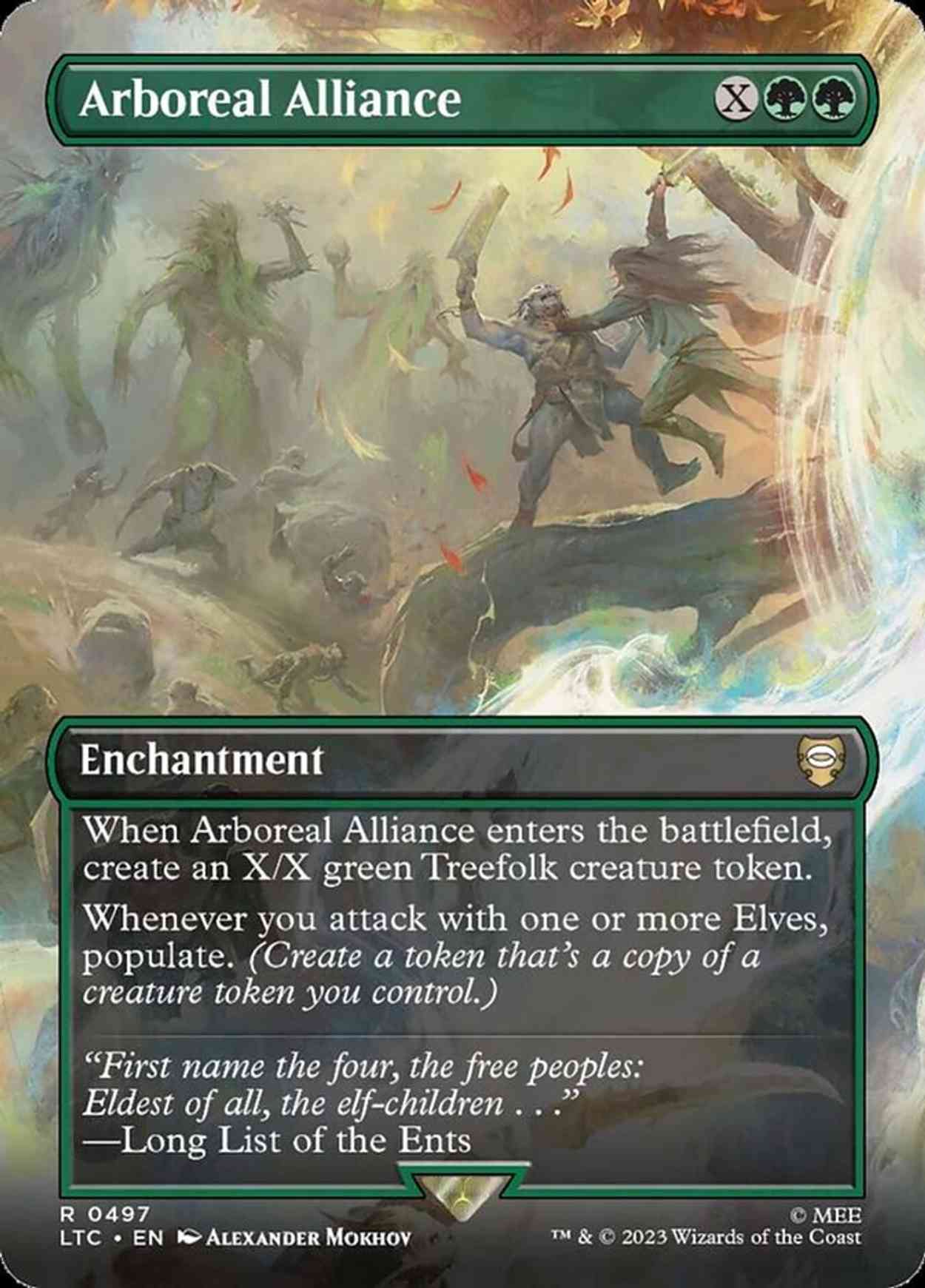 Arboreal Alliance (Borderless) magic card front