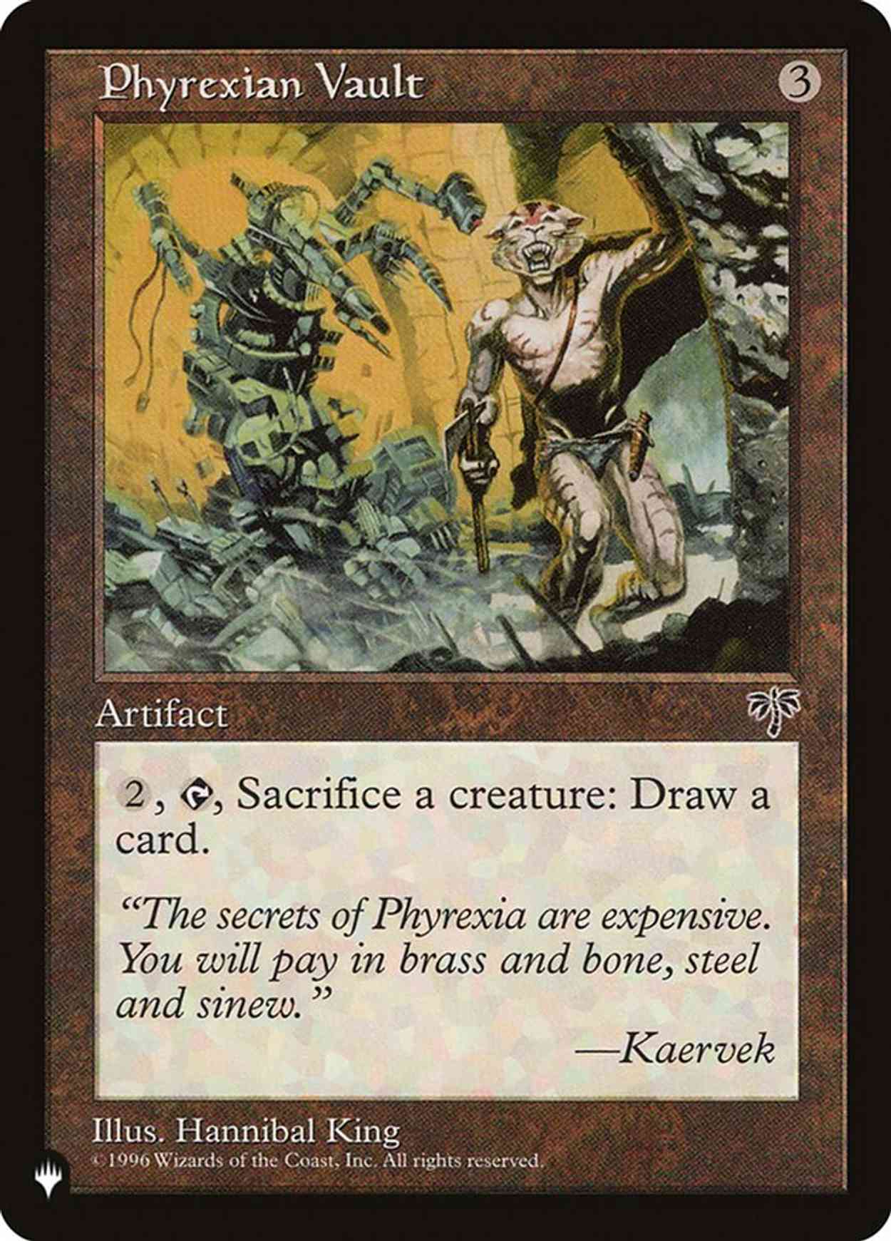 Phyrexian Vault magic card front