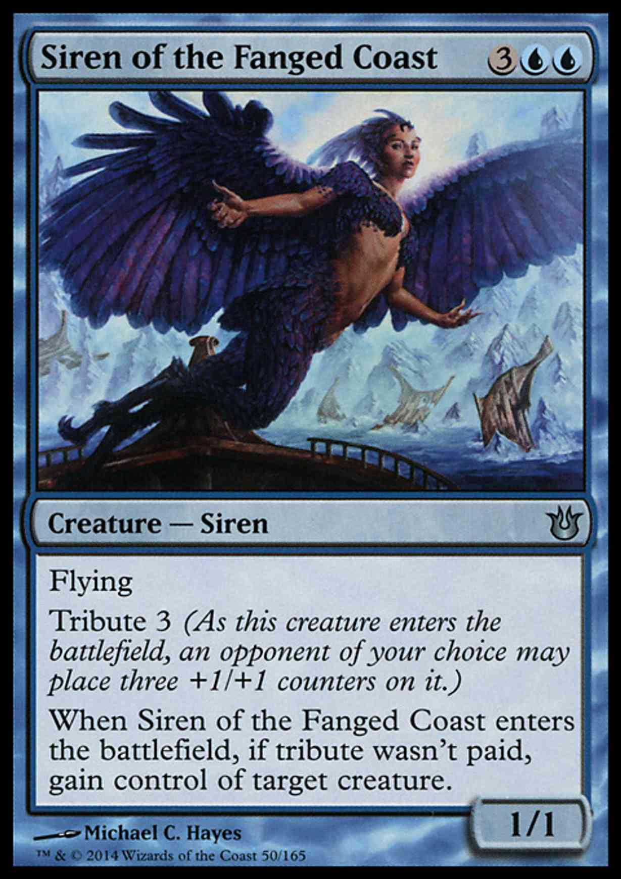 Siren of the Fanged Coast magic card front
