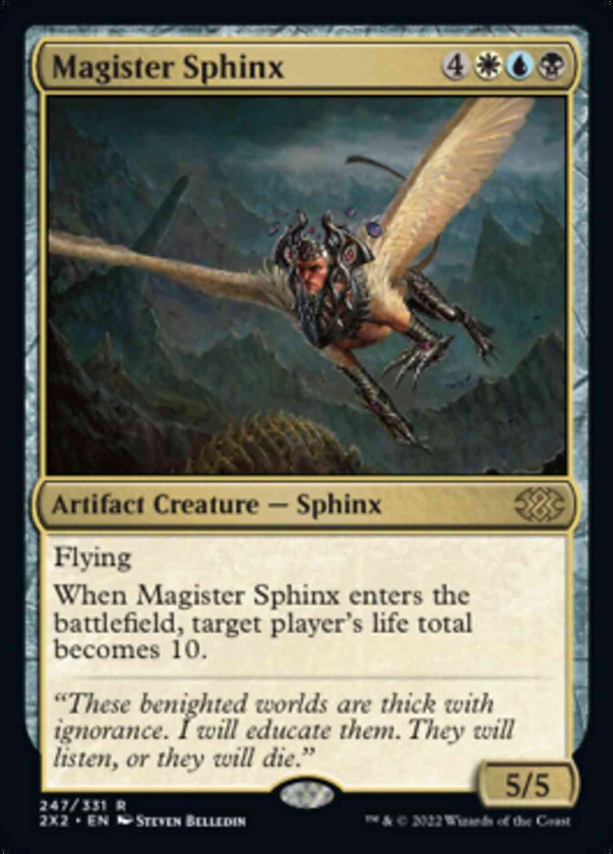 Magister Sphinx magic card front