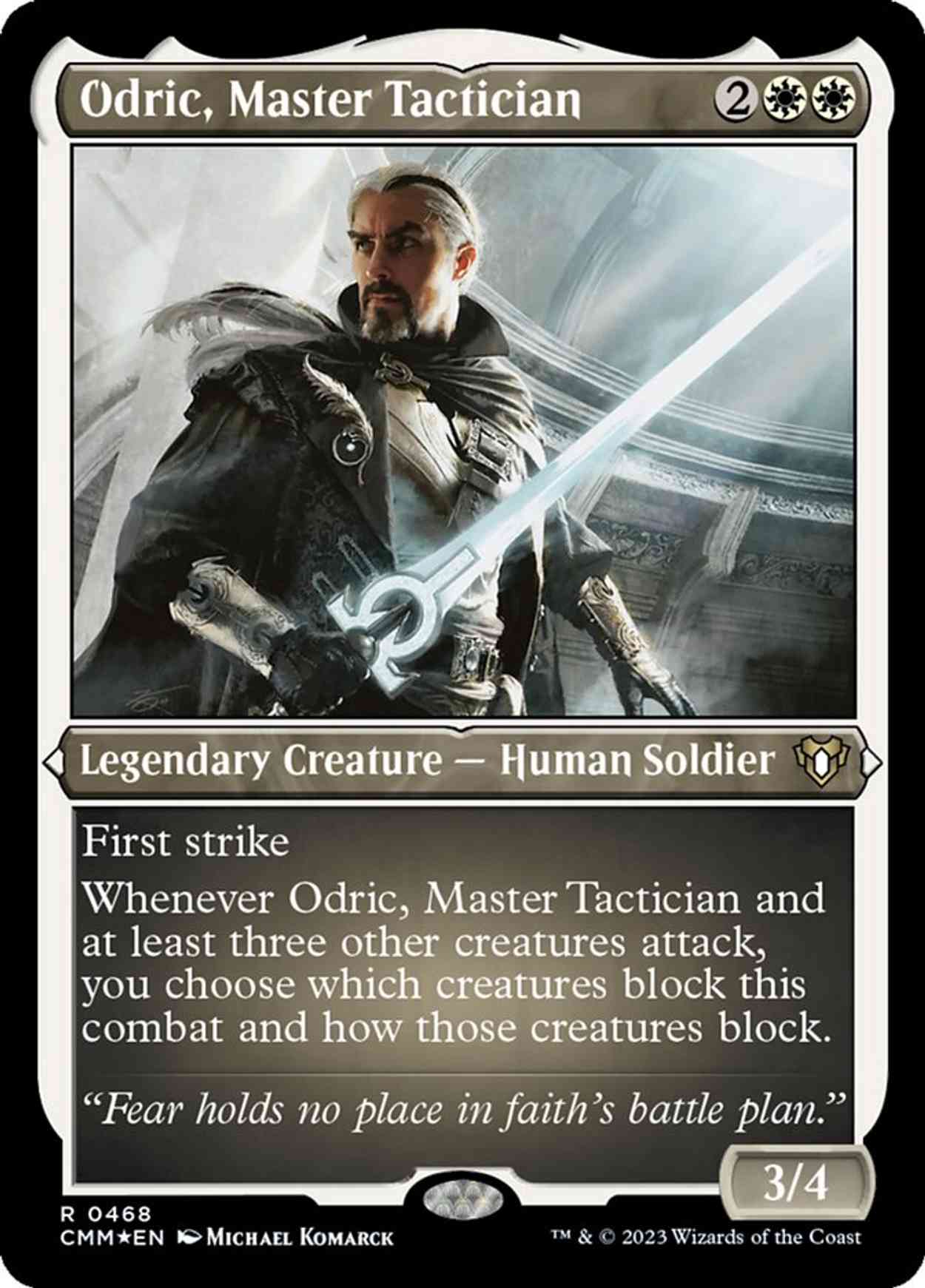 Odric, Master Tactician (Foil Etched) magic card front