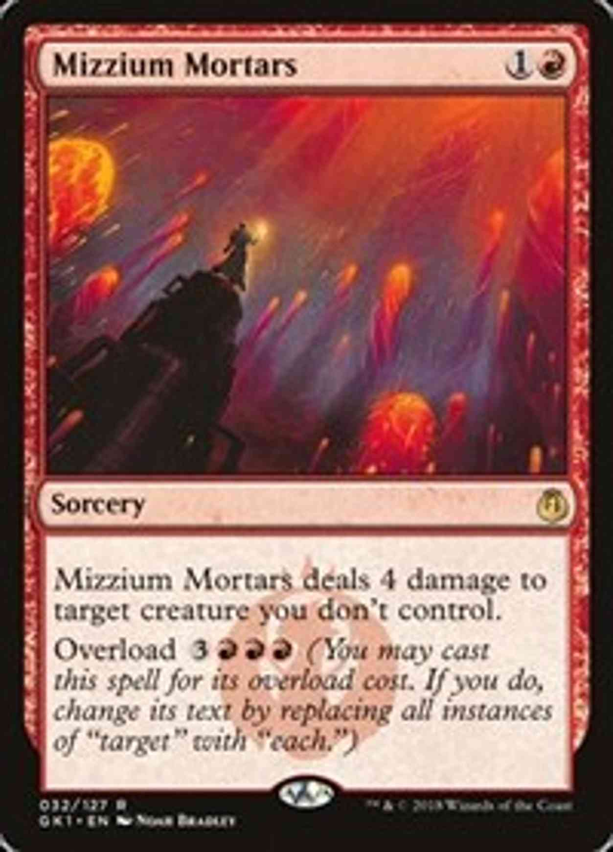 Mizzium Mortars magic card front
