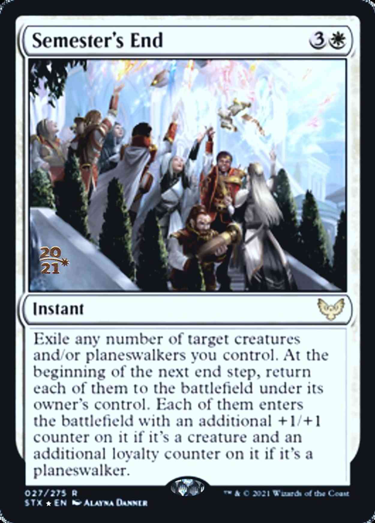 Semester's End magic card front