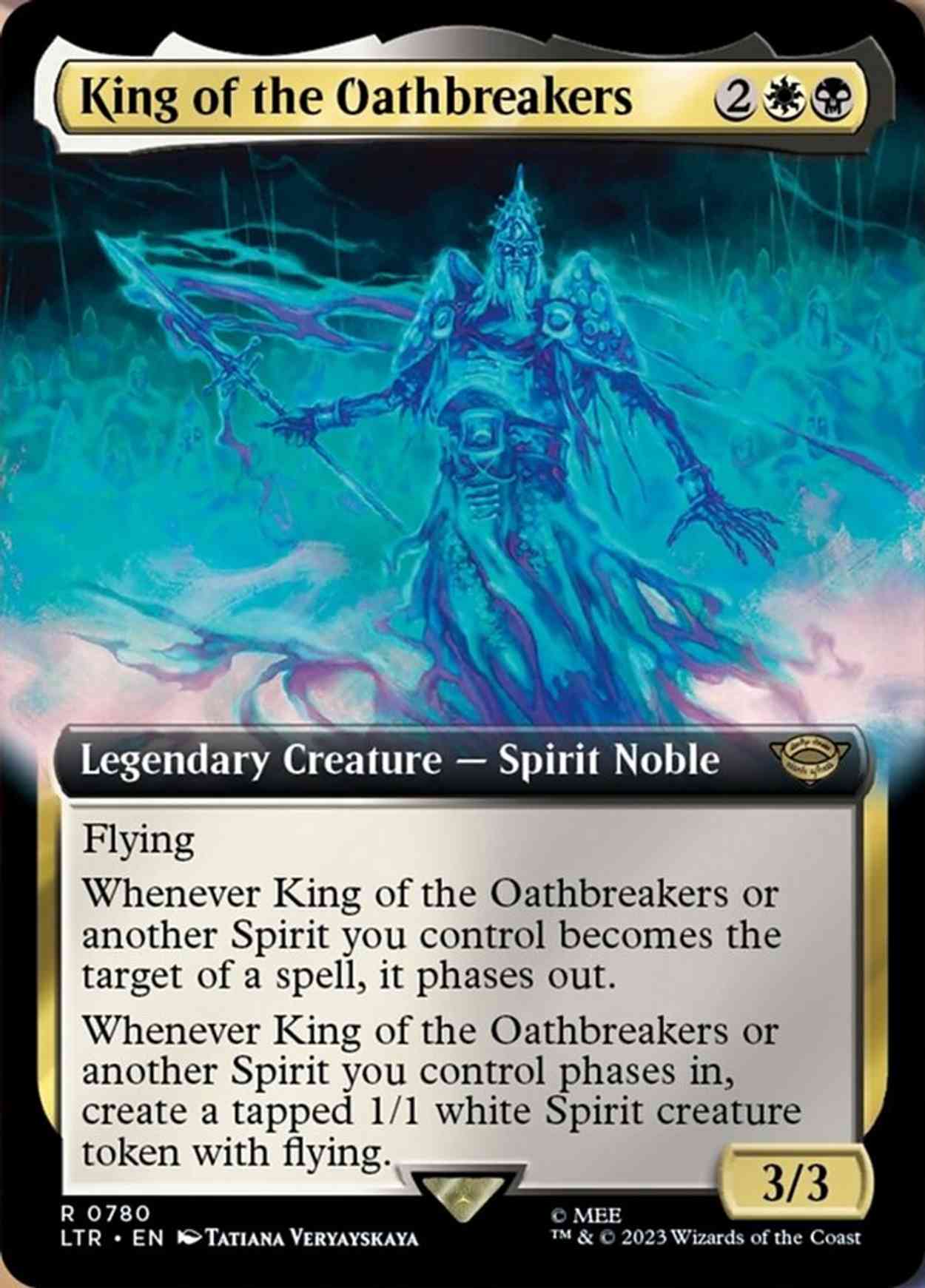 King of the Oathbreakers (Extended Art) (Surge Foil) magic card front