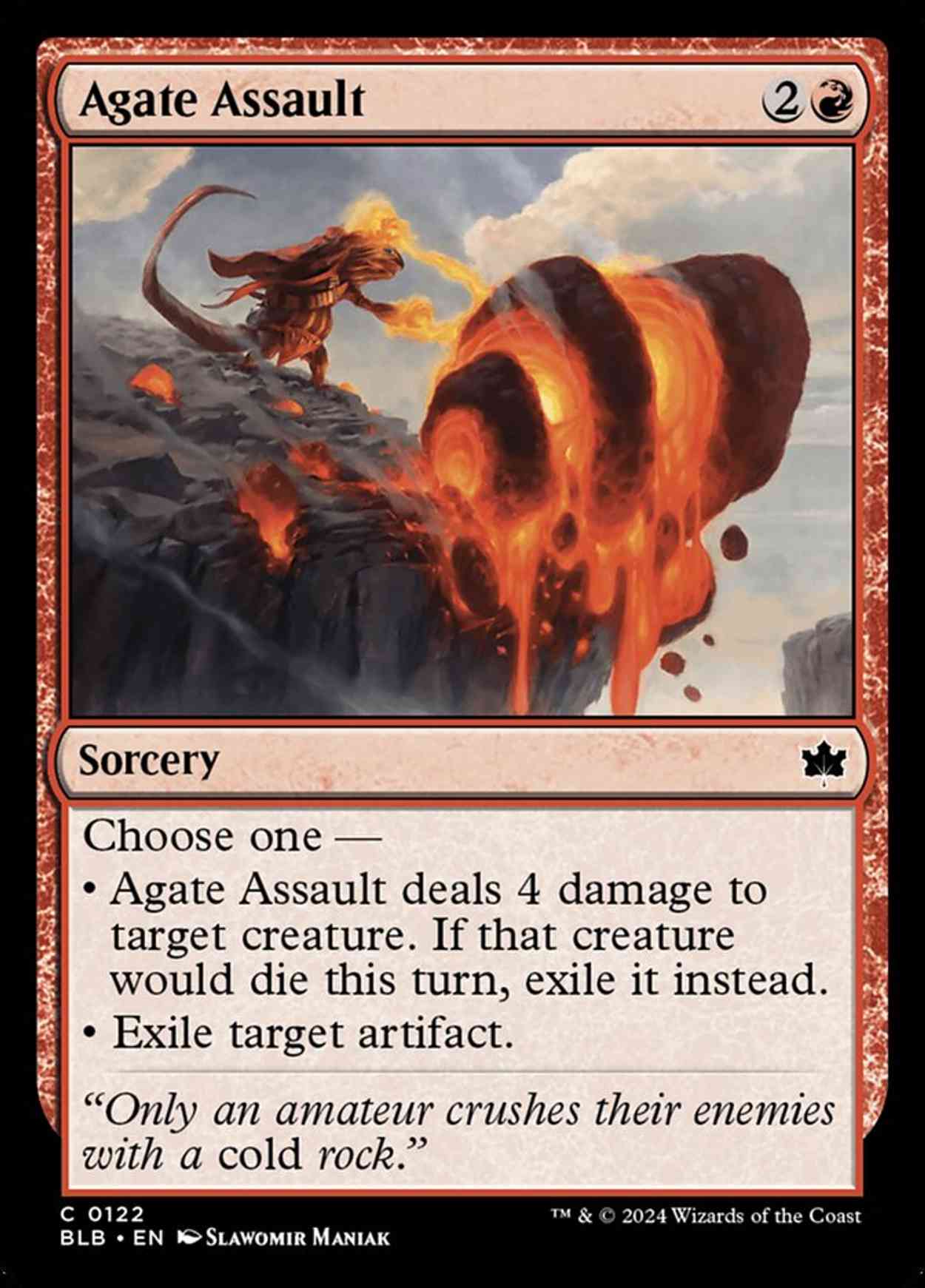 Agate Assault magic card front