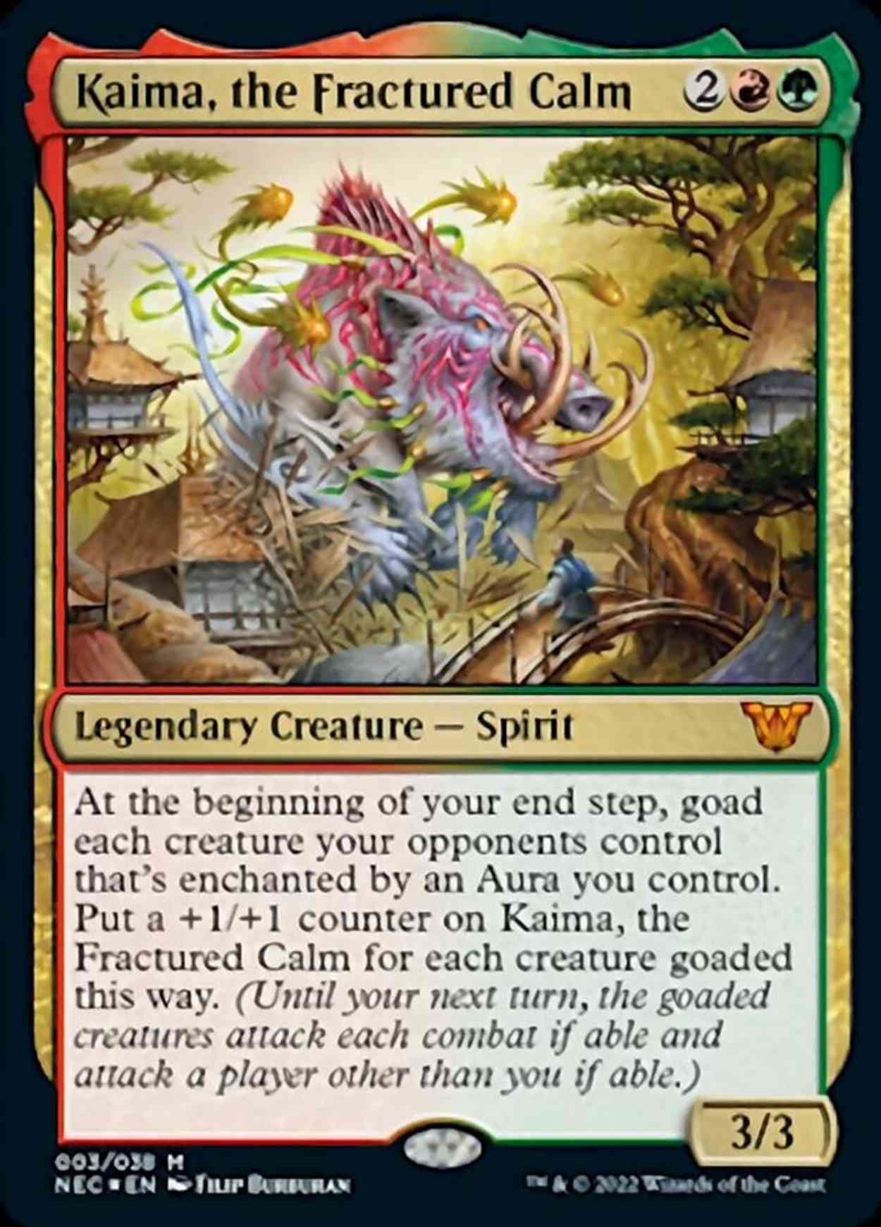 Kaima, the Fractured Calm magic card front