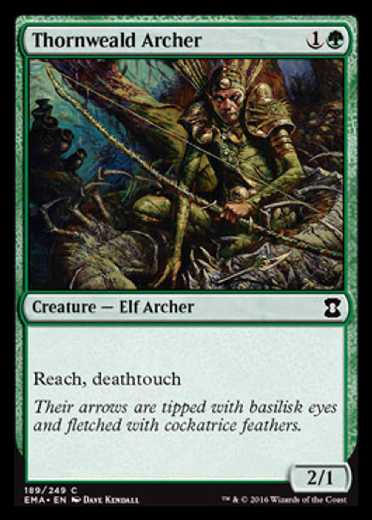 Thornweald Archer magic card front