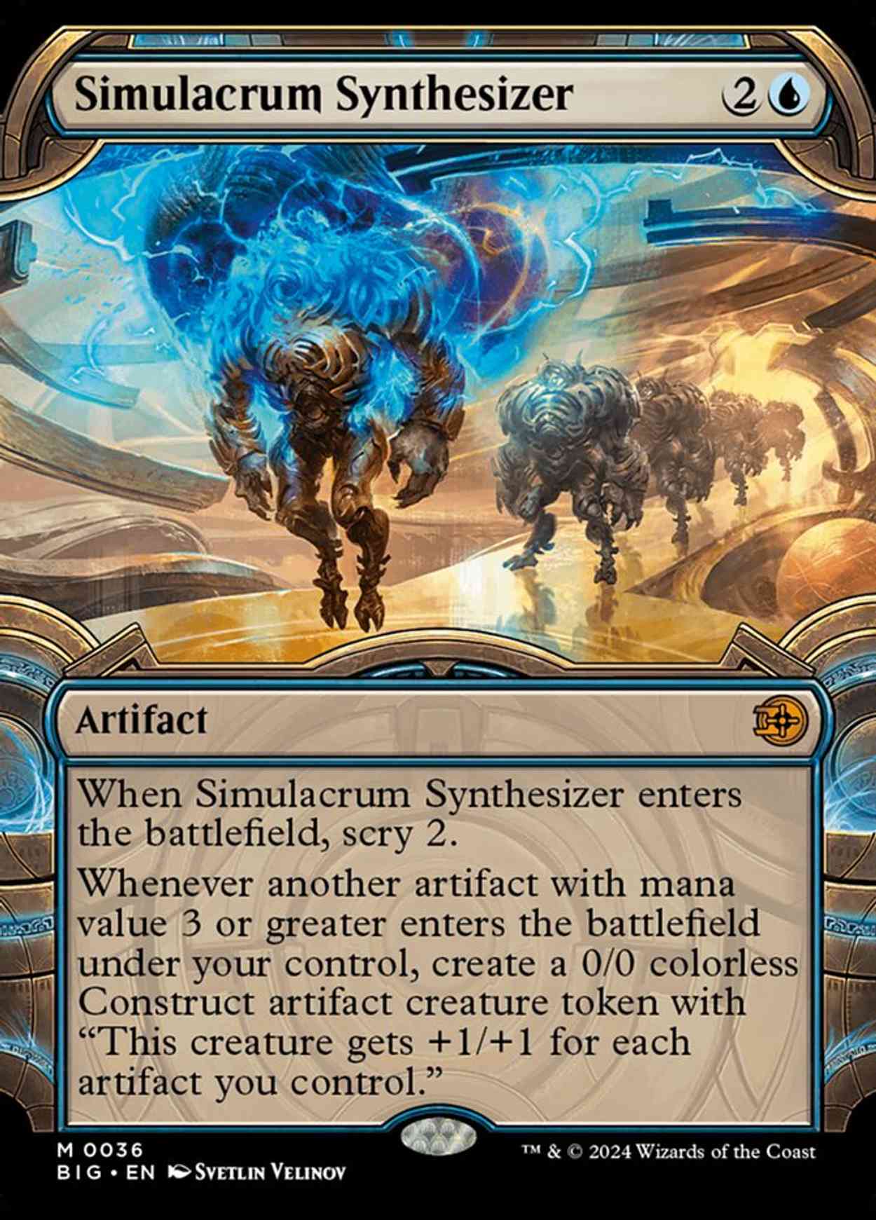 Simulacrum Synthesizer (Showcase) magic card front