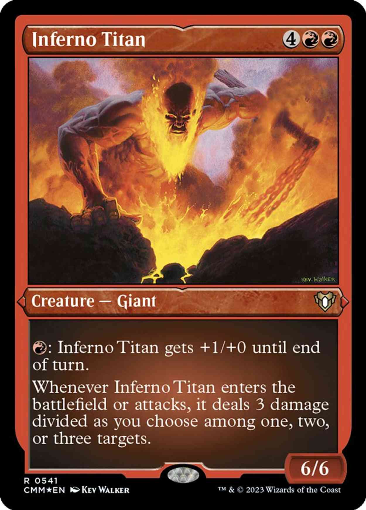 Inferno Titan (Foil Etched) magic card front