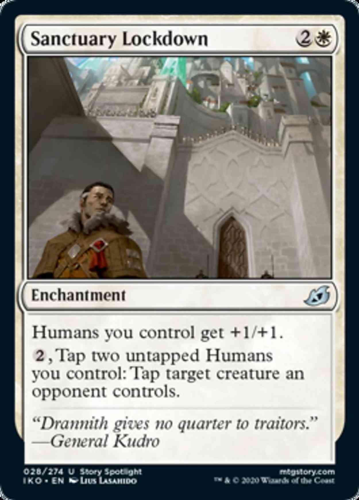 Sanctuary Lockdown magic card front