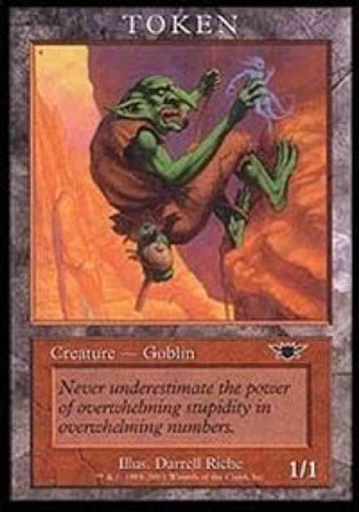 Goblin Token (Legions) magic card front