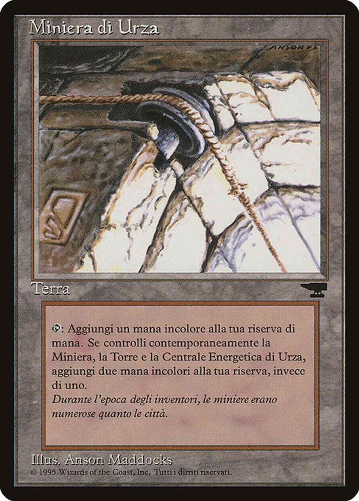 Urza's Mine (Pulley) (Italian) - "Miniera di Urza" magic card front